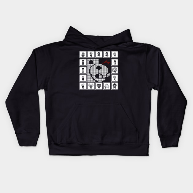 Danganronpa 8-Bit Despair Kids Hoodie by Good Shirts Good Store Good Times